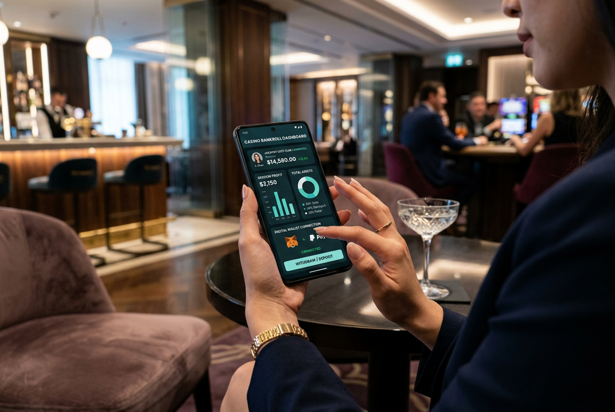 Moderní správa bankrollu v krypto kasinu na mobilním zařízení