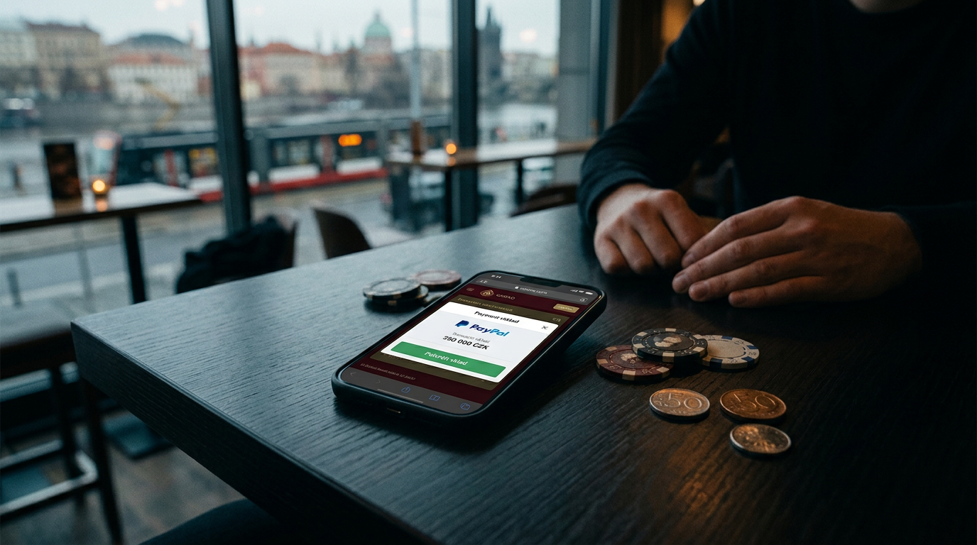 Bezpečné platební rozhraní PayPal v online kasinu